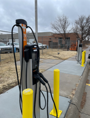 An electrical vehicle charging station