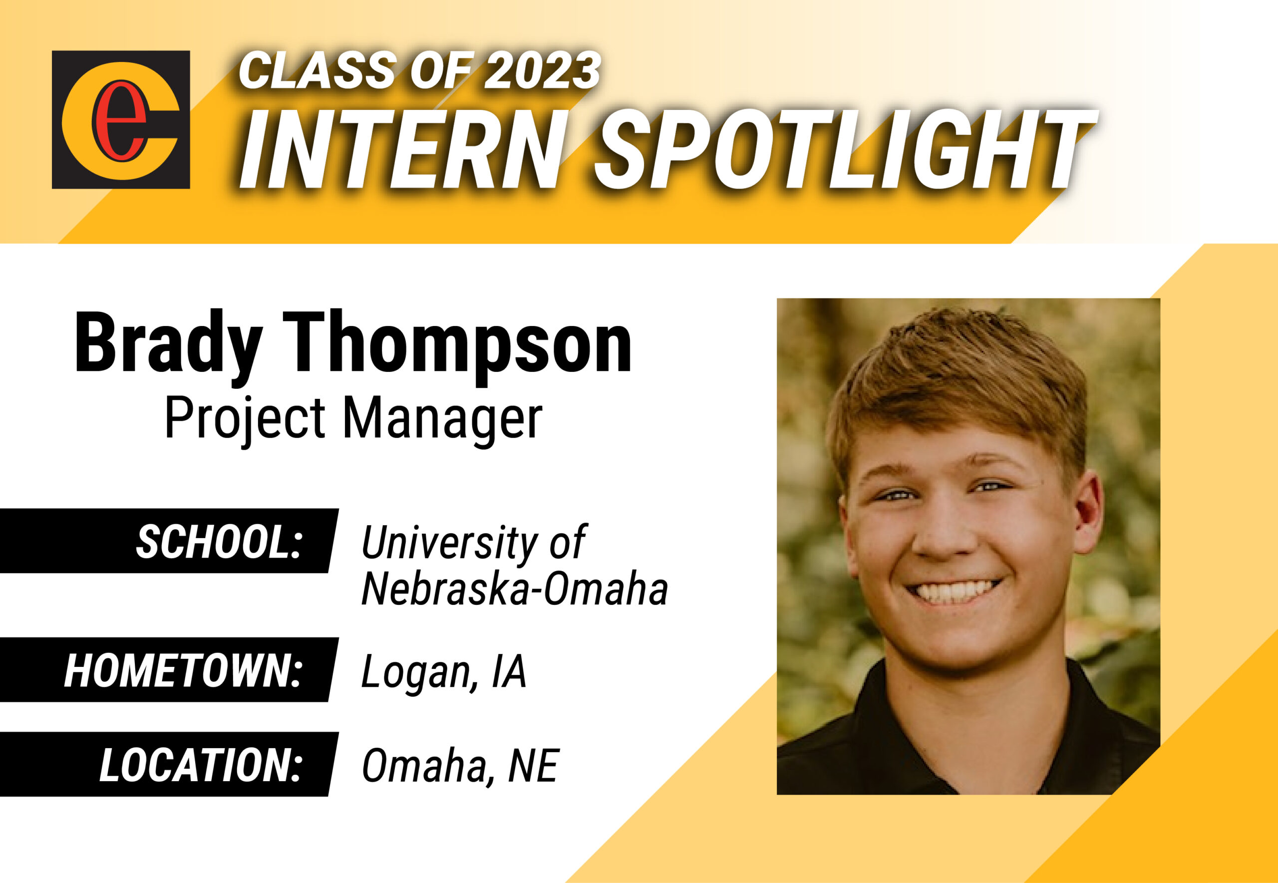 Intern Spotlight – Brady Thompson