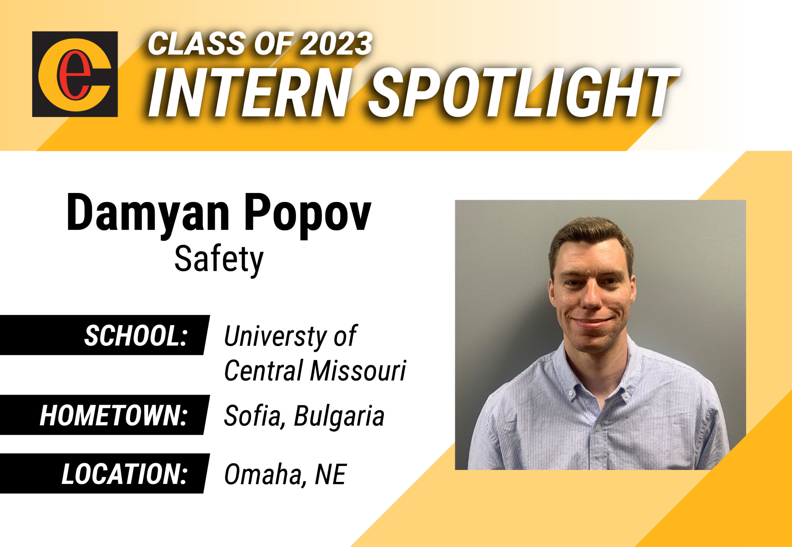 Intern Spotlight – Damyan Popov