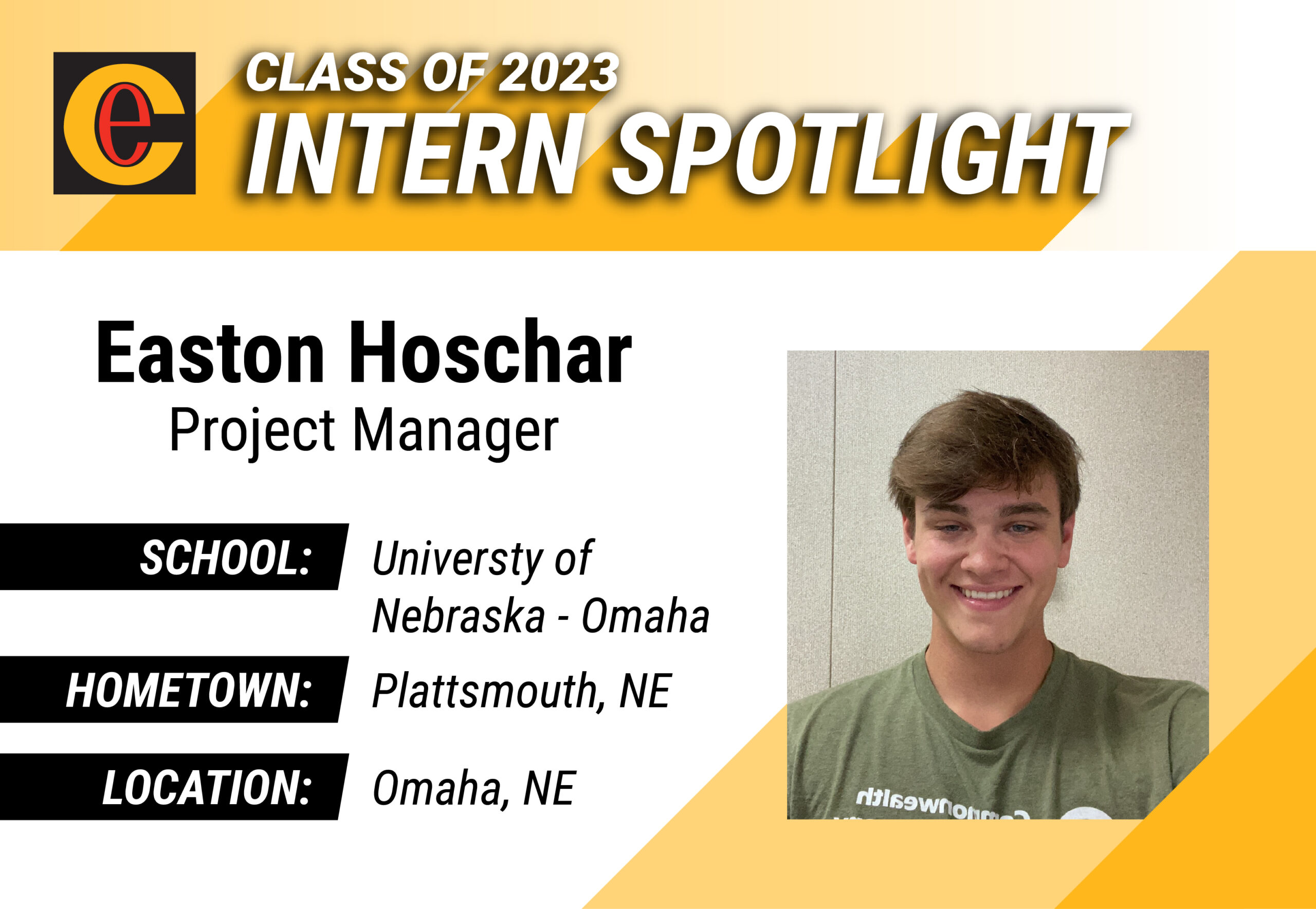 Intern Spotlight – Easton Hoschar