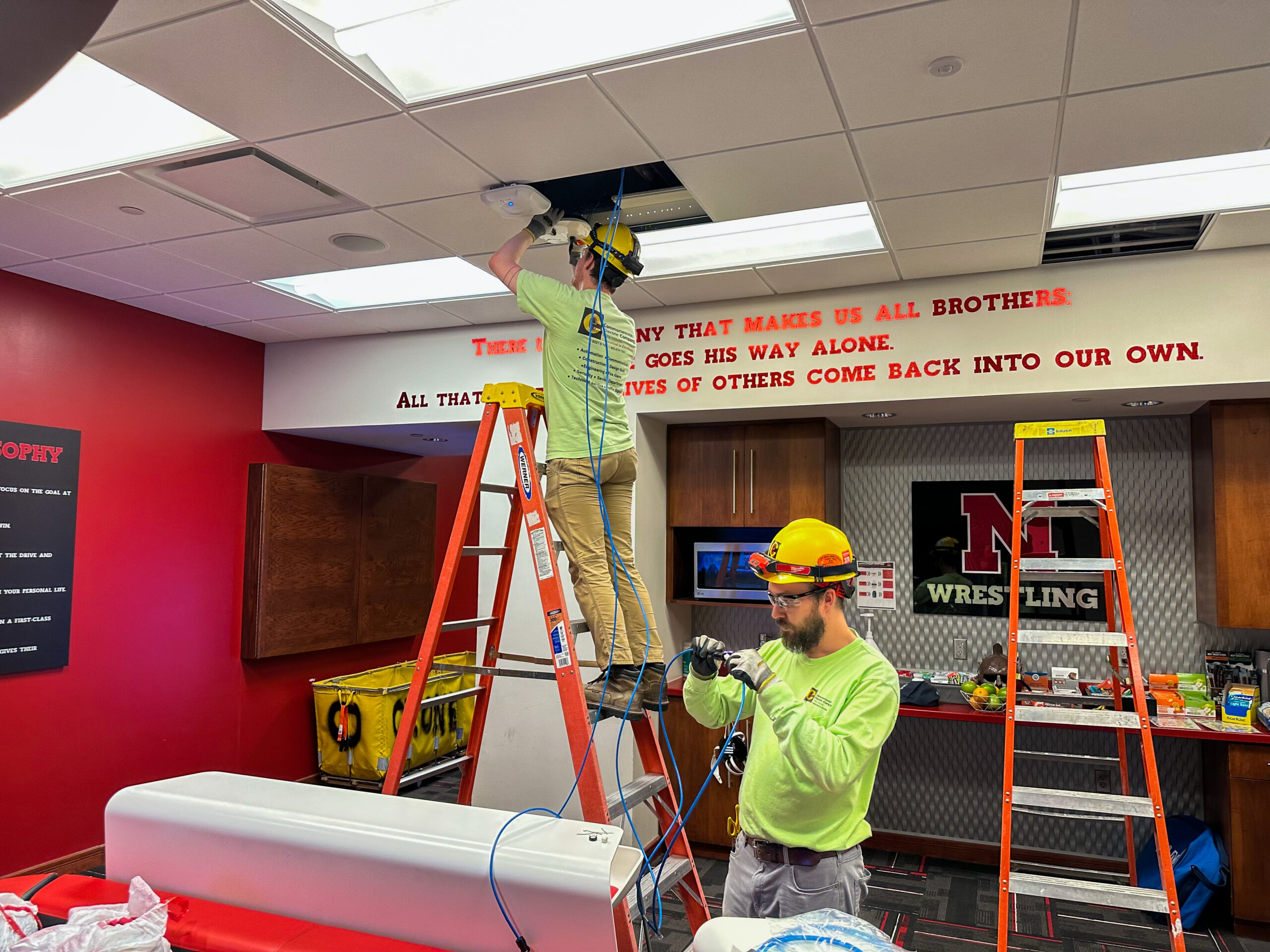 Lincoln Crews Team Up for UNL Athletics Upgrade