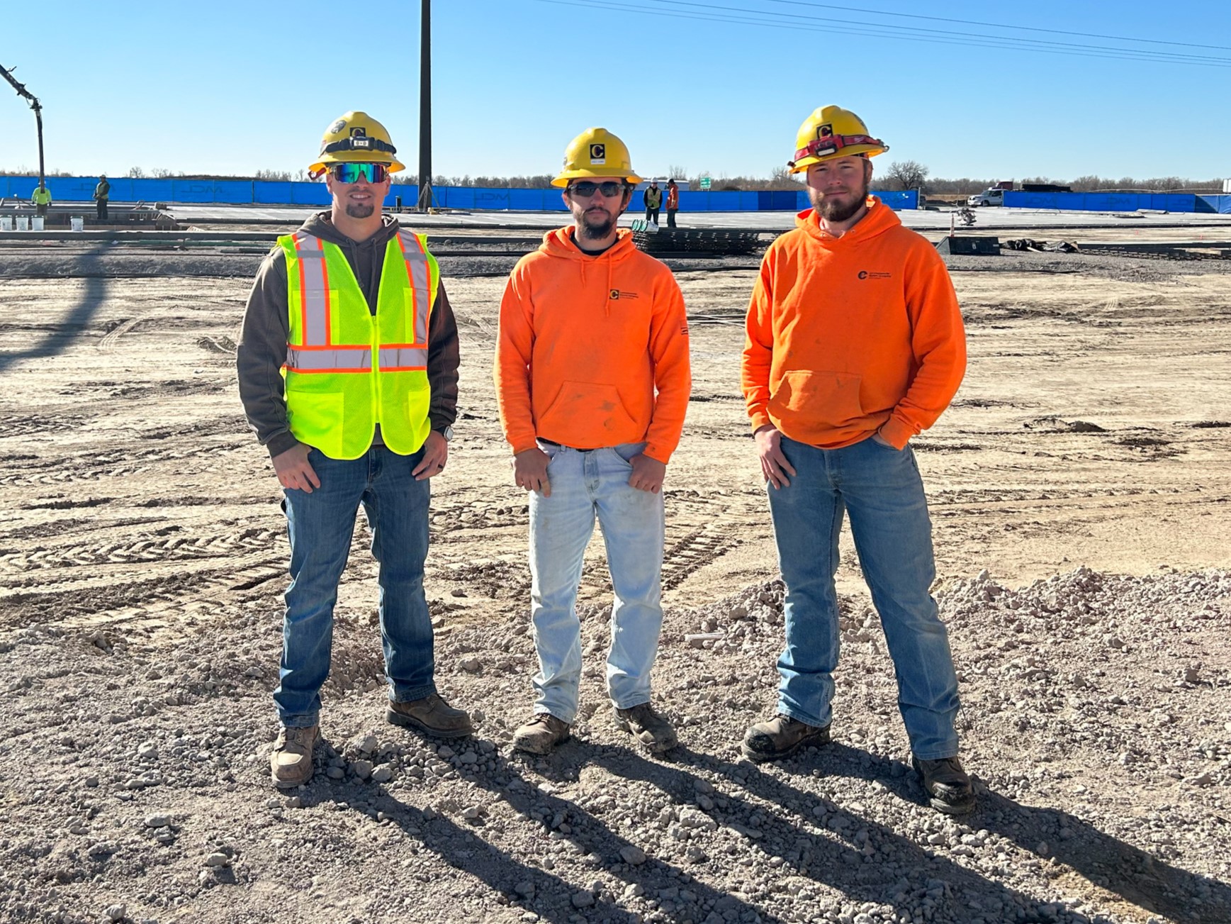 L to R: Preston Skalka, Cole Lewis, Clay Goodwin.