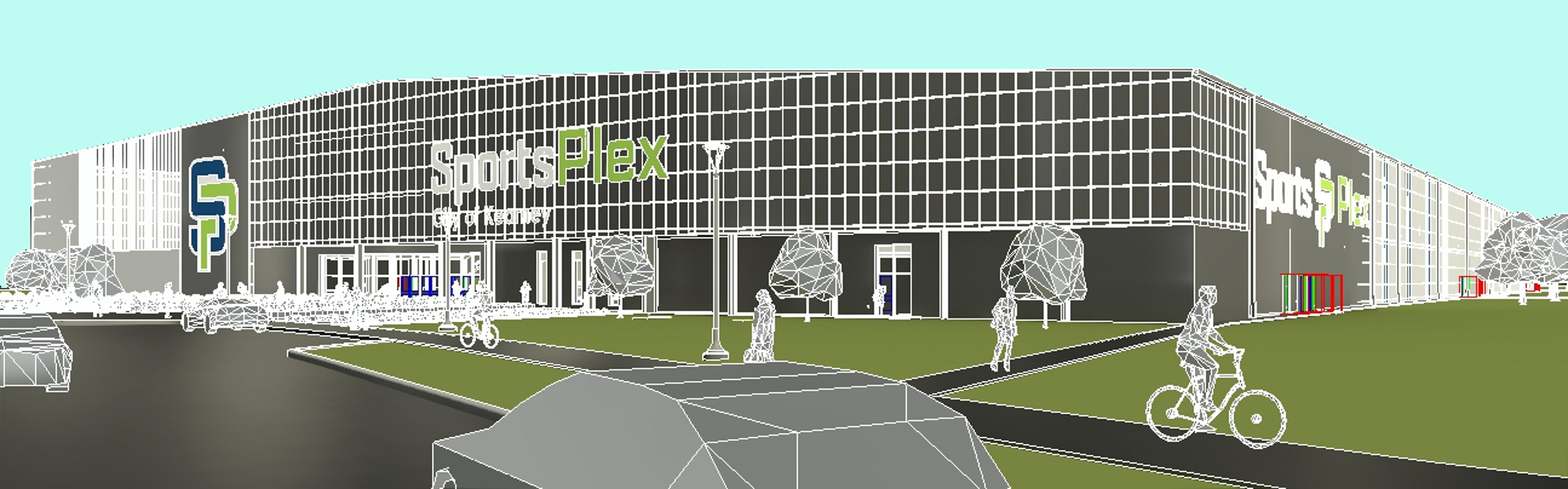 A digital rendering of the new Kearney SportsPlex.