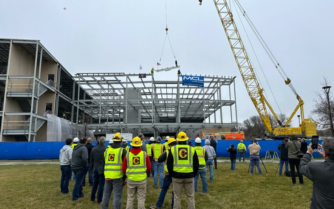 UNK Rural Health and Kearney SportsPlex Hold Topping Out Ceremonies