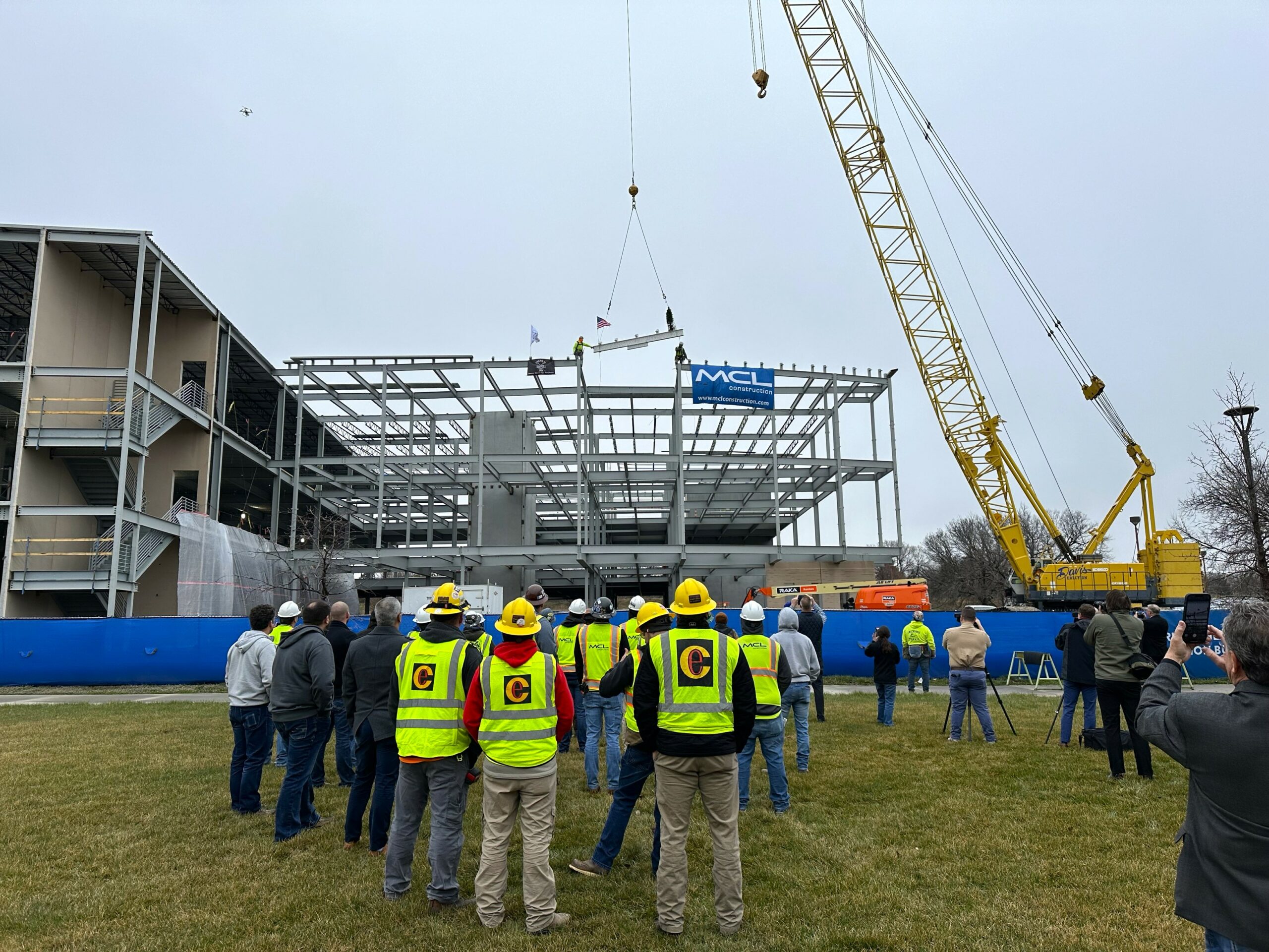 UNK Rural Health and Kearney SportsPlex Hold Topping Out Ceremonies
