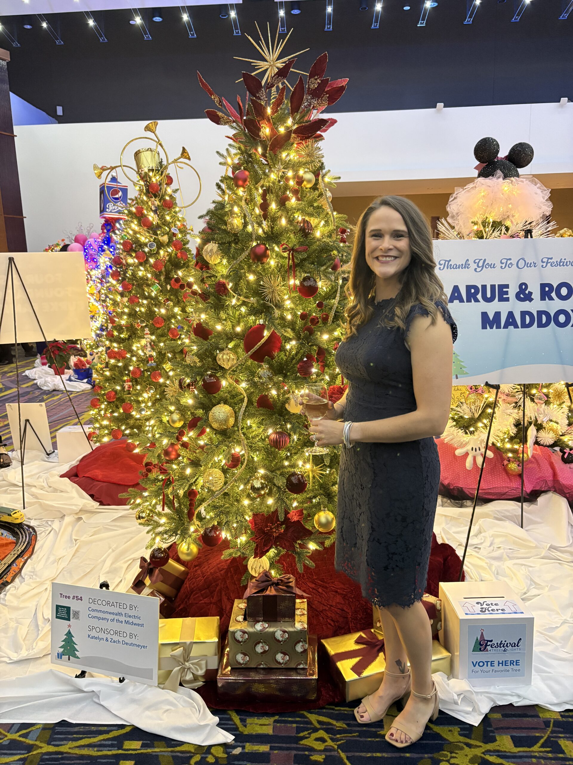 Ashley Huinker Shines at Blank Children’s Hospital Festival of Trees & Lights